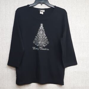 Isaac's Designs Black Christmas Tree Top